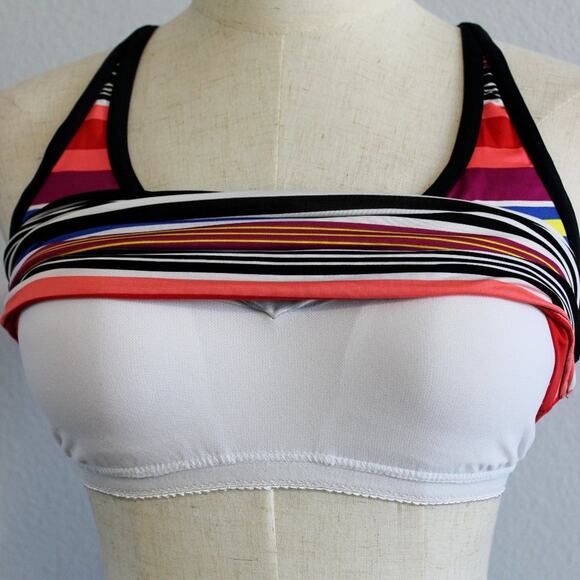 Striped Multi Colored Tankini Size XS - Picture 9 of 9